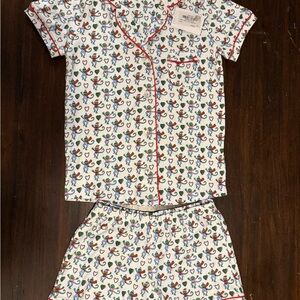 Roller Rabbit Red and Blue Pajama Set with Classic Design